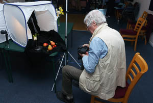 One of our members with camera