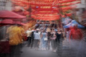 China Town Hustle and Bustle by Liz Barber LRPS