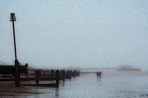 West Worthing beach by David Perks ABIPP