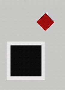Fruit of a new beginning after Malevich by Norman Kirby