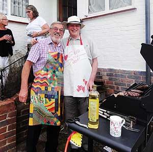 Martin and Paul cheffing