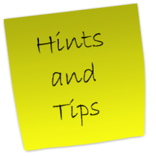 Hints and Tips